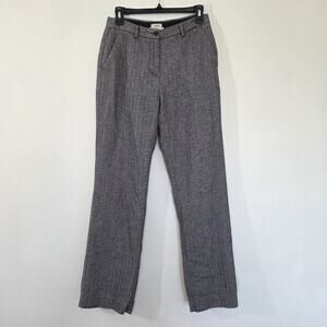 L.L Bean Women's Herringbone Classic Fit Dress Pant trouser‎ business Size 6